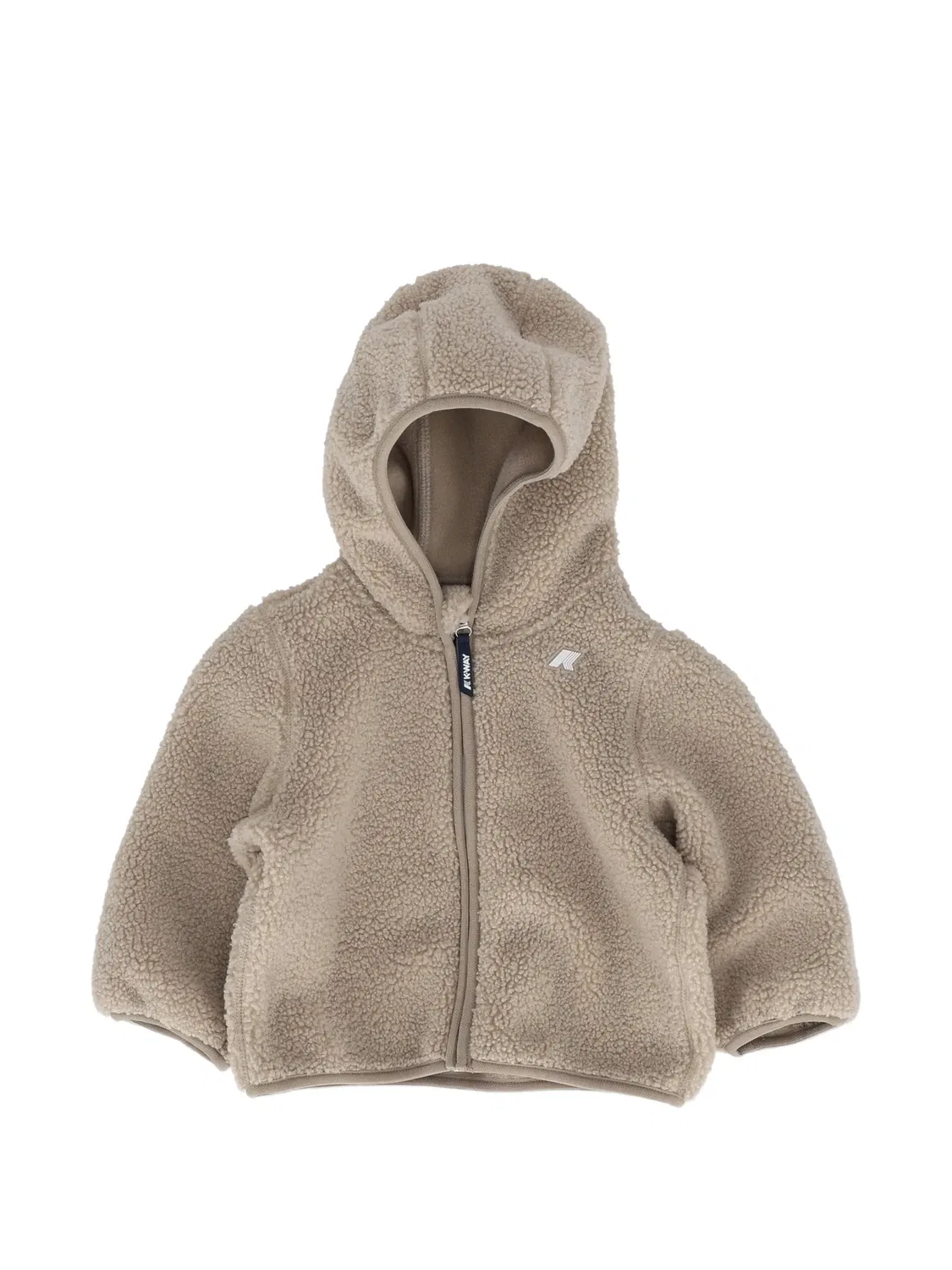 Толстовка на молнии из флиса E. Janne K Way Kids, нейтральные цвета