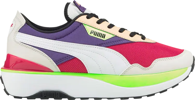 Кроссовки Puma Wmns Cruise Rider Flair Beetroot Purple Prism Violet, разноцветный
