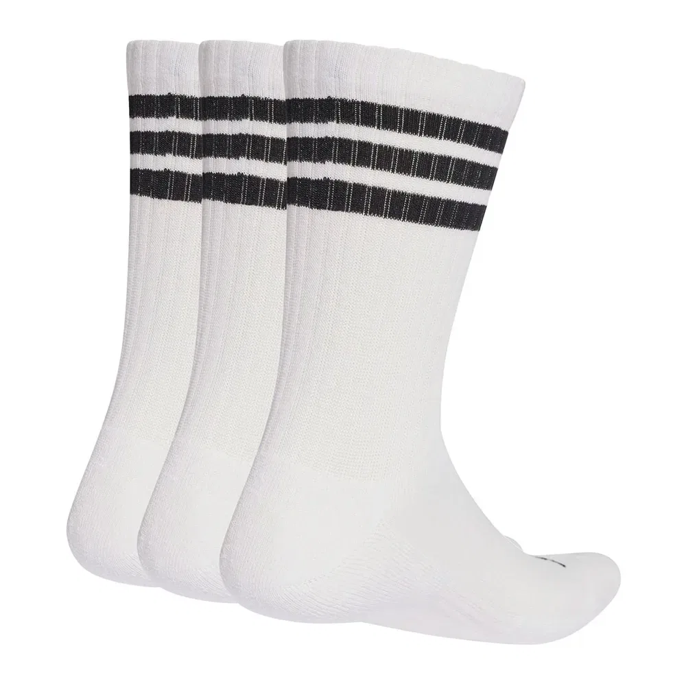Носки спортивные Adidas 3 Stripes Cushioned Sportswear 3 пары, белый