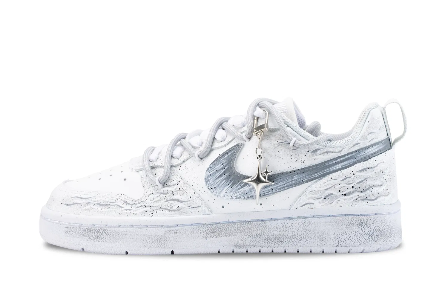 Кроссовки для скейтбординга Court Borough, Nike, Gray White — фото 3