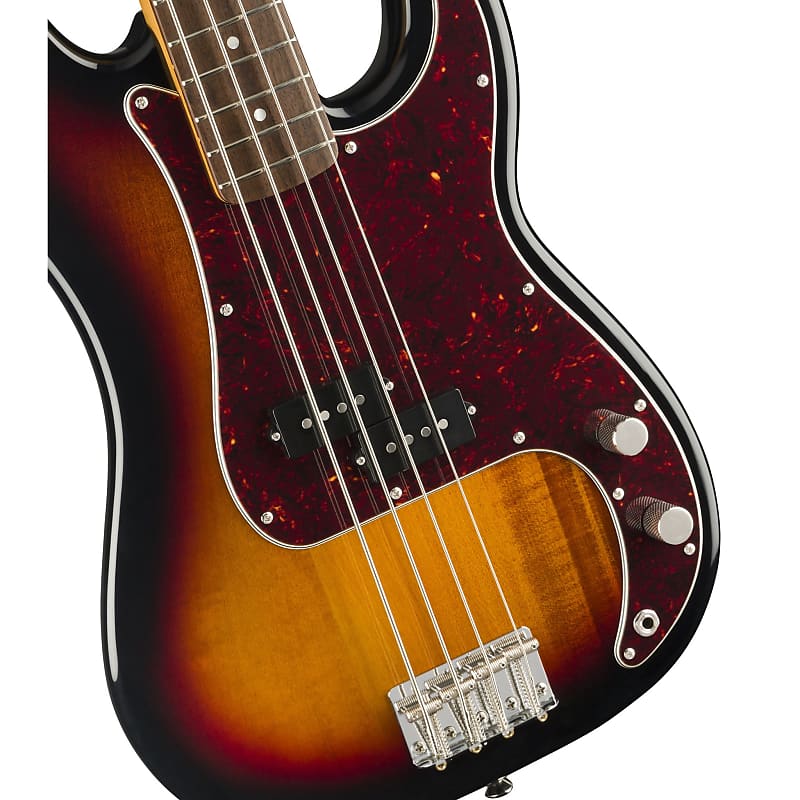 Squier Classic Vibe 60s Precision Bass - 3 цвета Sunburst - фото