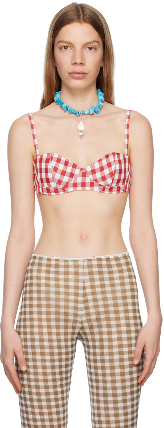 

Красный бюстгальтер Sweetheart Cardinal Acne Studios