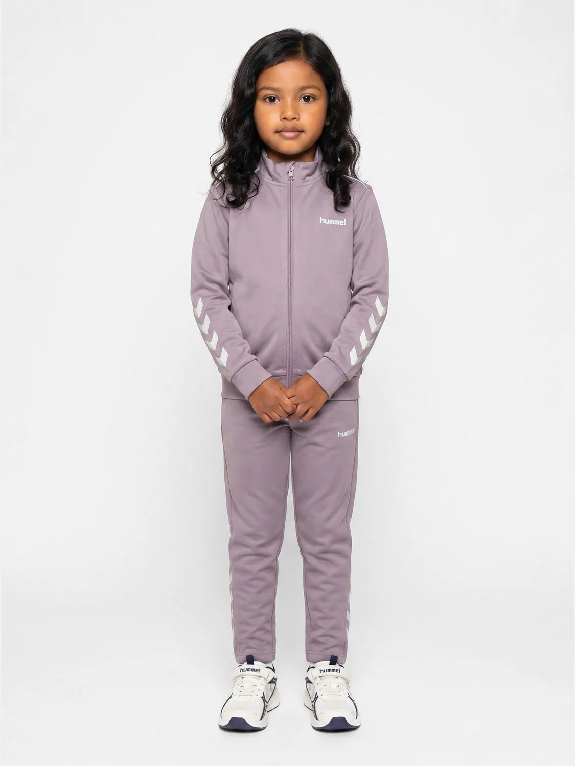 Детский спортивный костюм с регулируемой талией Hmljr Tracksuit Hummel, Violett