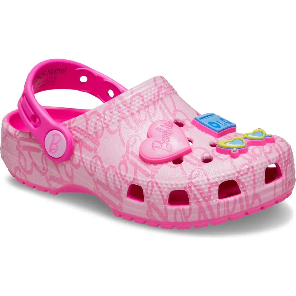 Детские сланцы Crocs Mattel Pink Barbie Cls Clg T, Pink — фото 3
