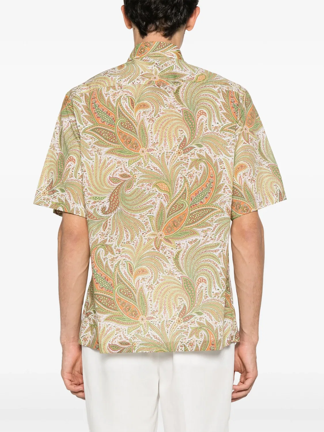 ETRO Рубашка из 100% хлопка зеленого цвета — фото 4