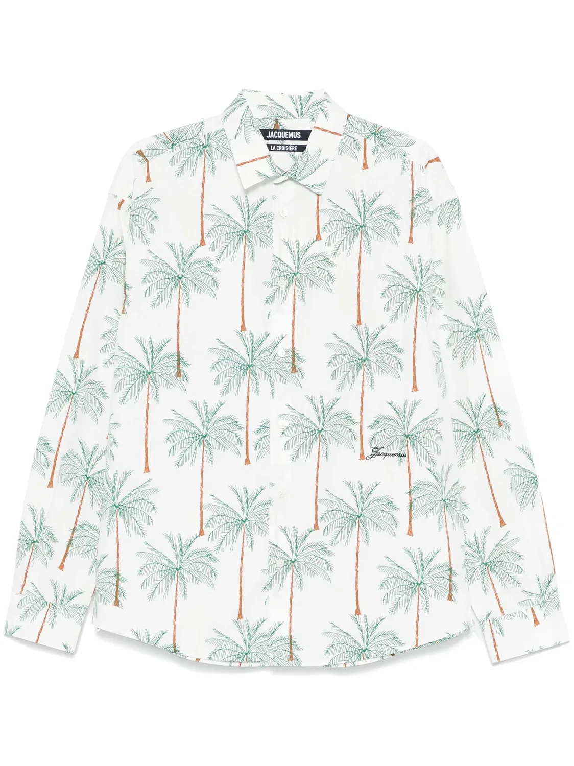Рубашка La Chemise Simon Jacquemus, белый