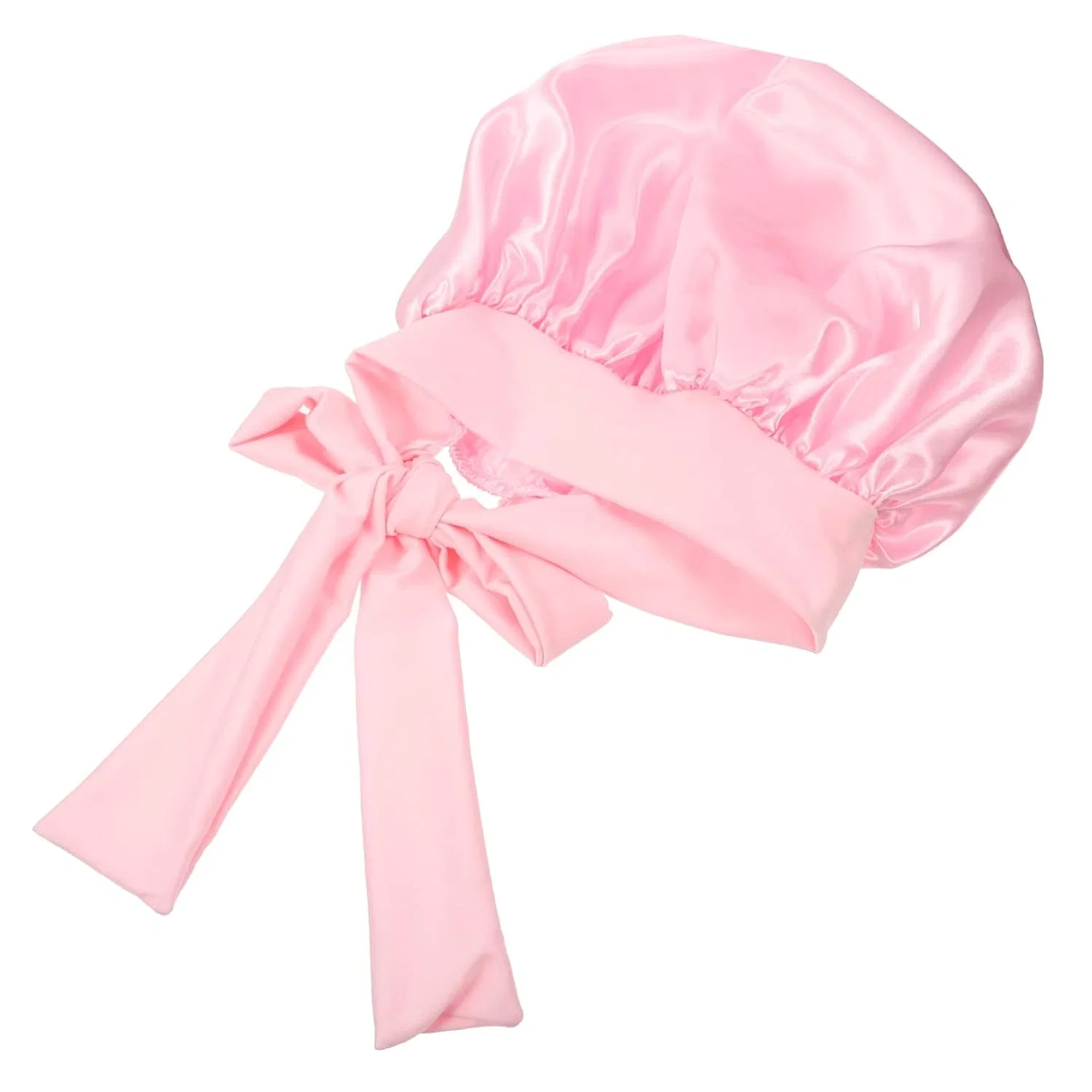 Шапочка для душа Satin, Healvian, 4 шт, 31x31 см, Розовый — фото 4