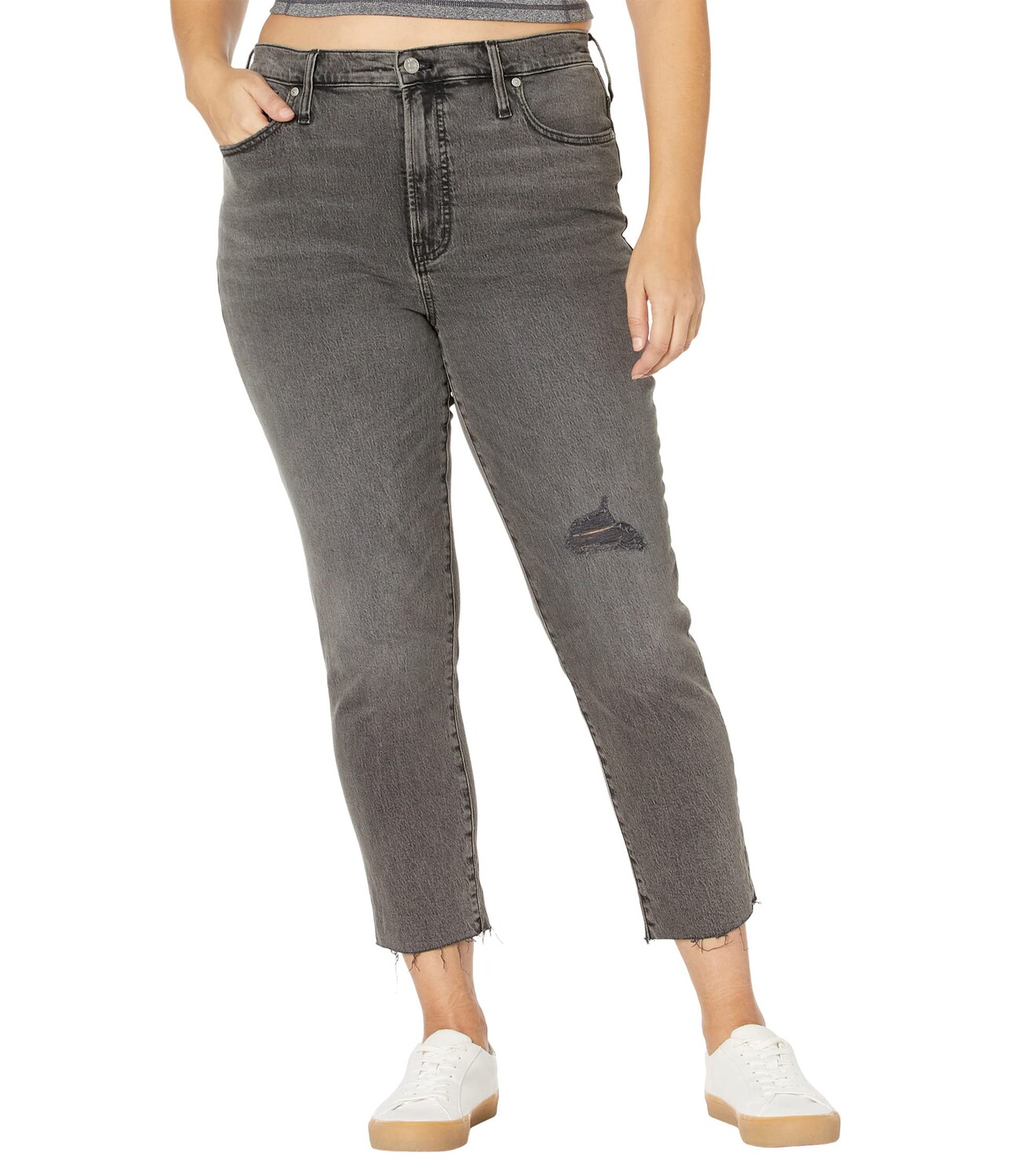 

Джинсы Madewell, The Perfect Vintage Jean in Cosner Wash: Knee-Rip Edition