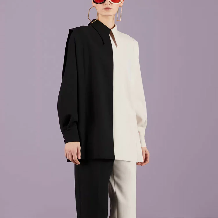 Рубашка GUCCI Love Parade, Коллекция 2023, Черно-белая