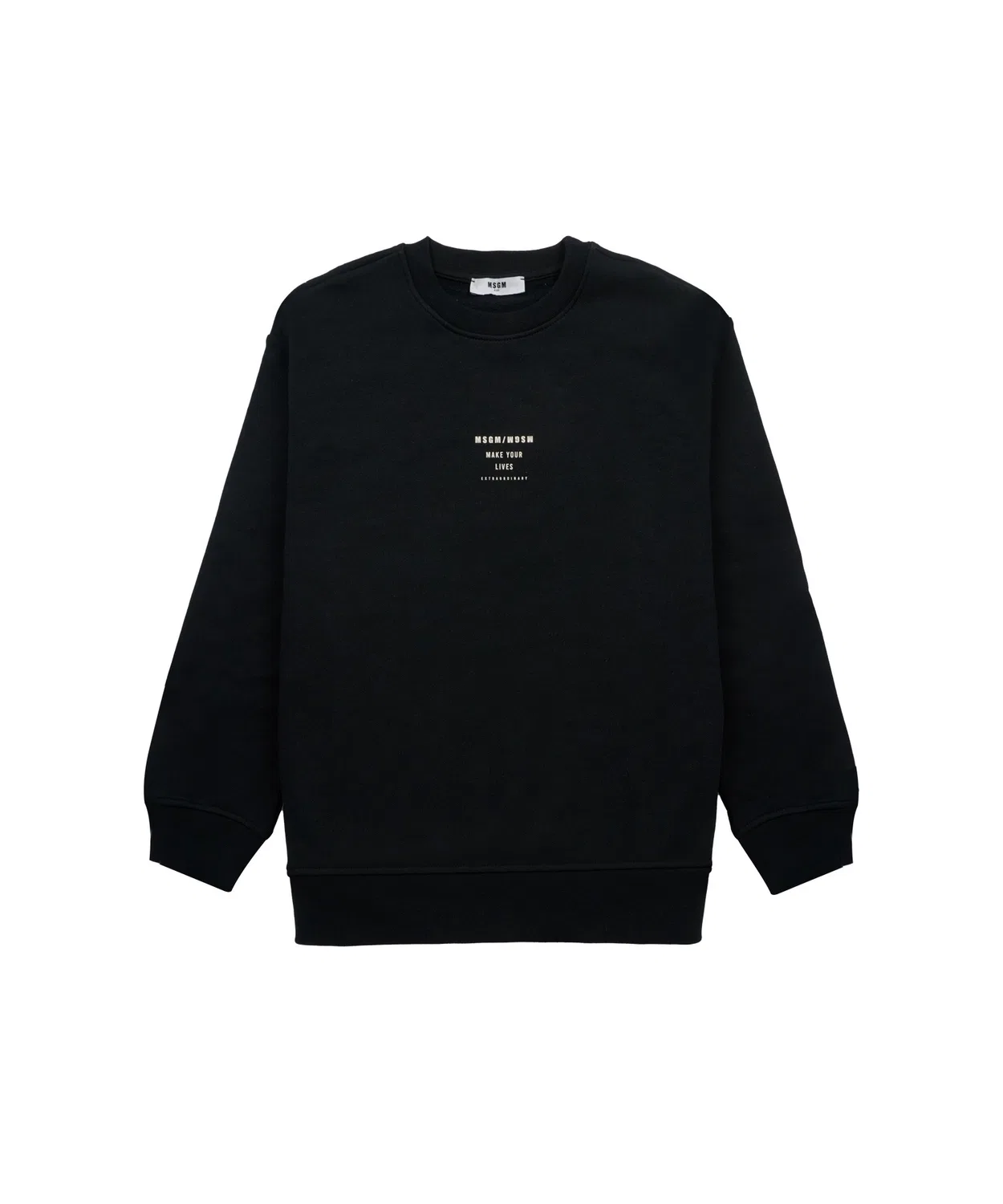 Детский свитшот с принтом MSGM KIDS, Black