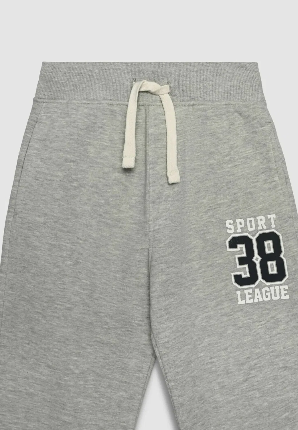 Pantaloni Tuta Lunghi Con Stampa - спортивные штаны Terranova, Grigio Chiaro Melange — фото 3