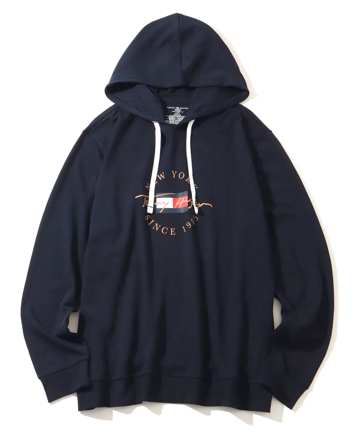 Мужское худи с принтом Tommy Hilfiger, Navy — фото 4