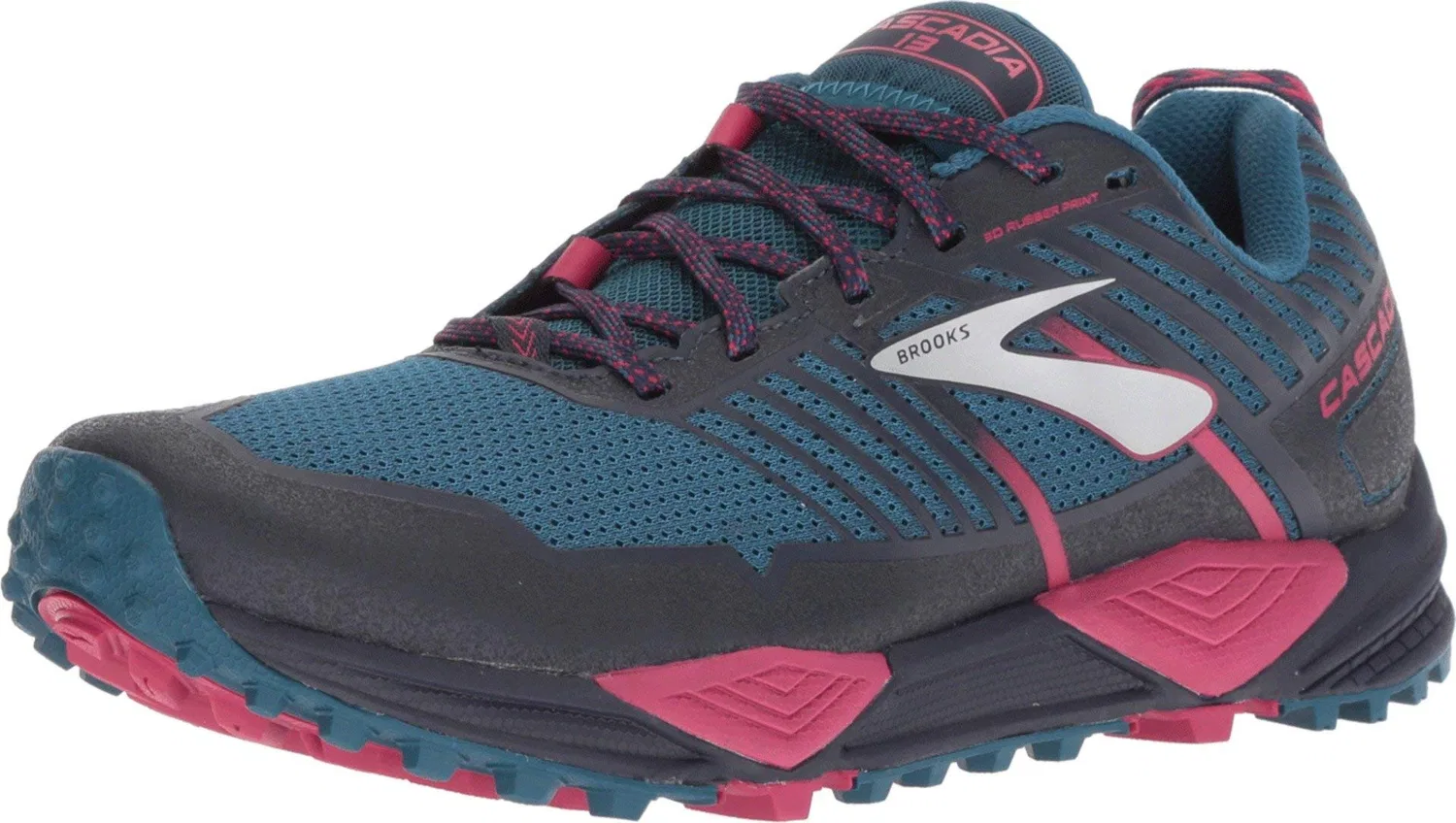 Детские кроссовки для девочек Brooks Cascadia 13, Multicoloured Ink Navy Pink 449