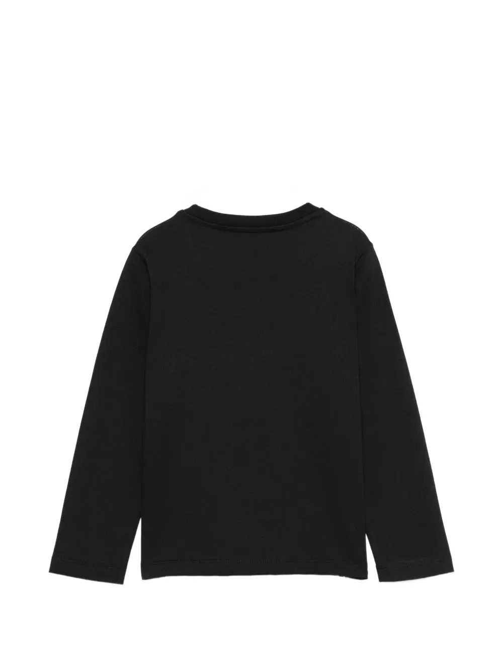 Футболка с длинными рукавами и логотипом Balmain Kids, черный — фото 2