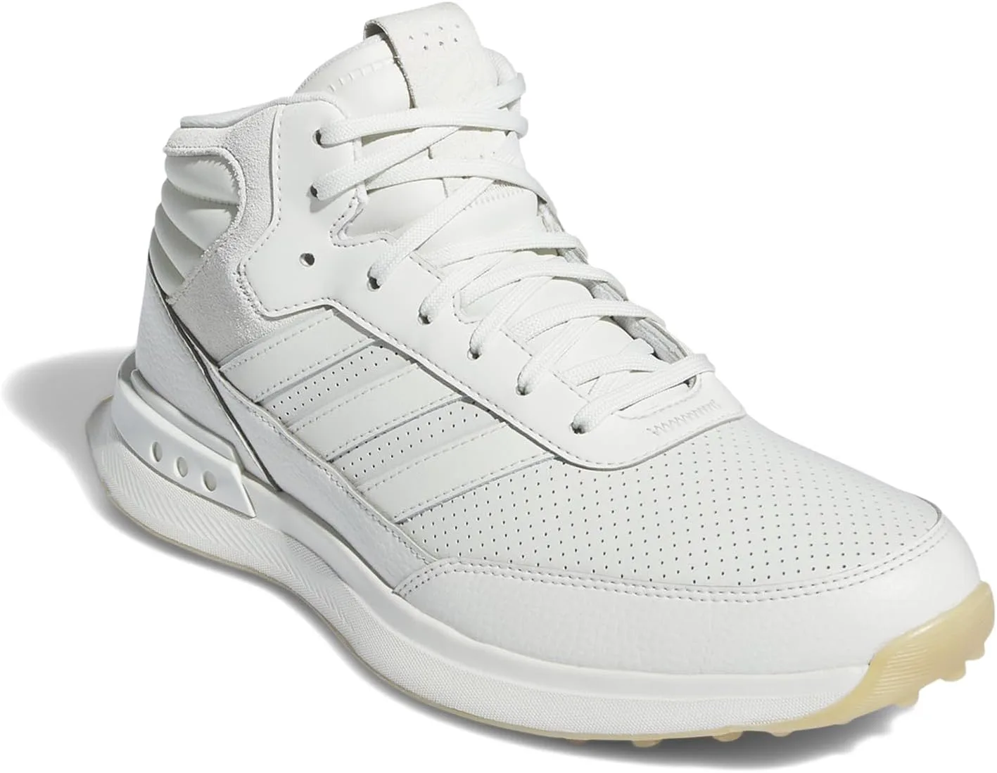 Мужские гольф-туфли Adidas S2g без шипов средней высоты, серый — фото 2