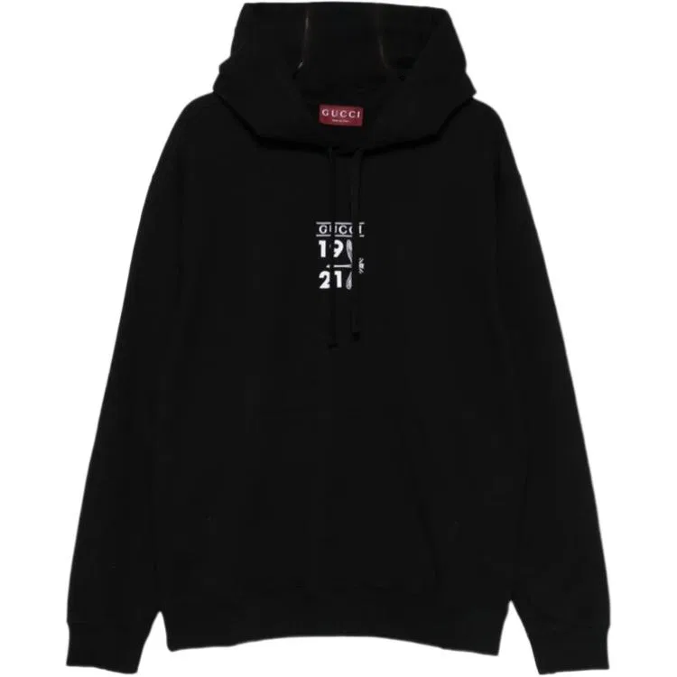 Мужской свитшот с капюшоном Black GUCCI
