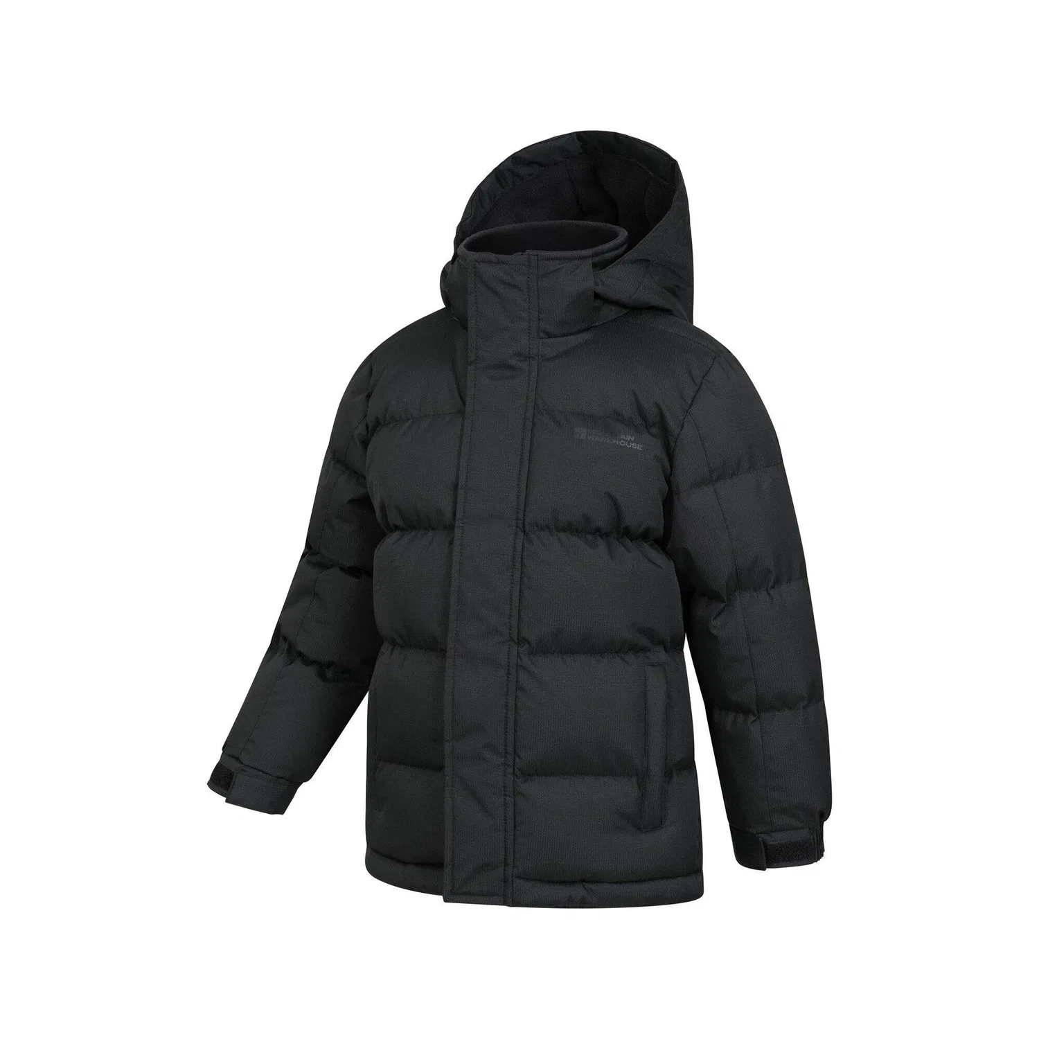 Детская стеганая куртка с капюшоном Mountain Warehouse, Цвет: Dunkelbraun — фото 4