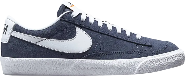 

Кроссовки Nike Blazer Low '77 Suede GS 'Midnight Navy', синий