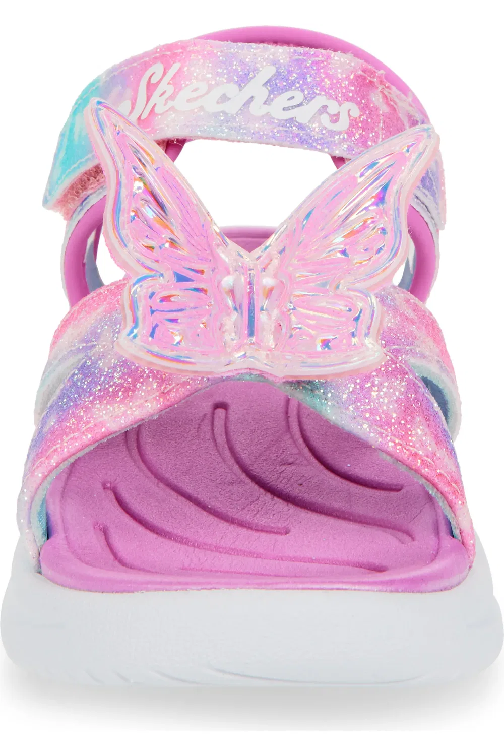 Сандалии детские с подсветкой Jumpsters SKECHERS, Pink Multi — фото 4