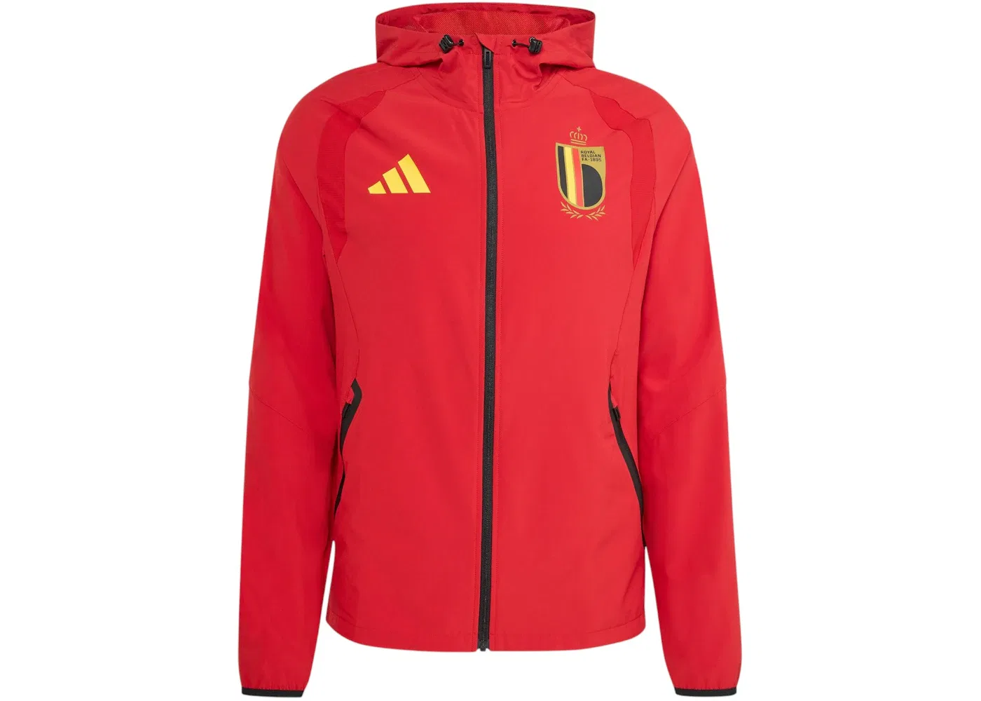 Мужская ветровка с длинным рукавом Adidas Tiro Tech Full Zip Windbreaker Jacket, Team Power Red