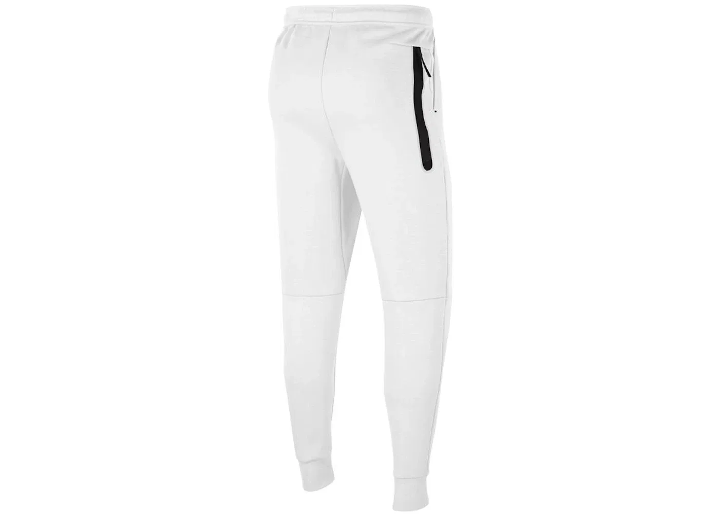 Мужские спортивные штаны из флиса Tech Fleece Nike, White/Black — фото 2