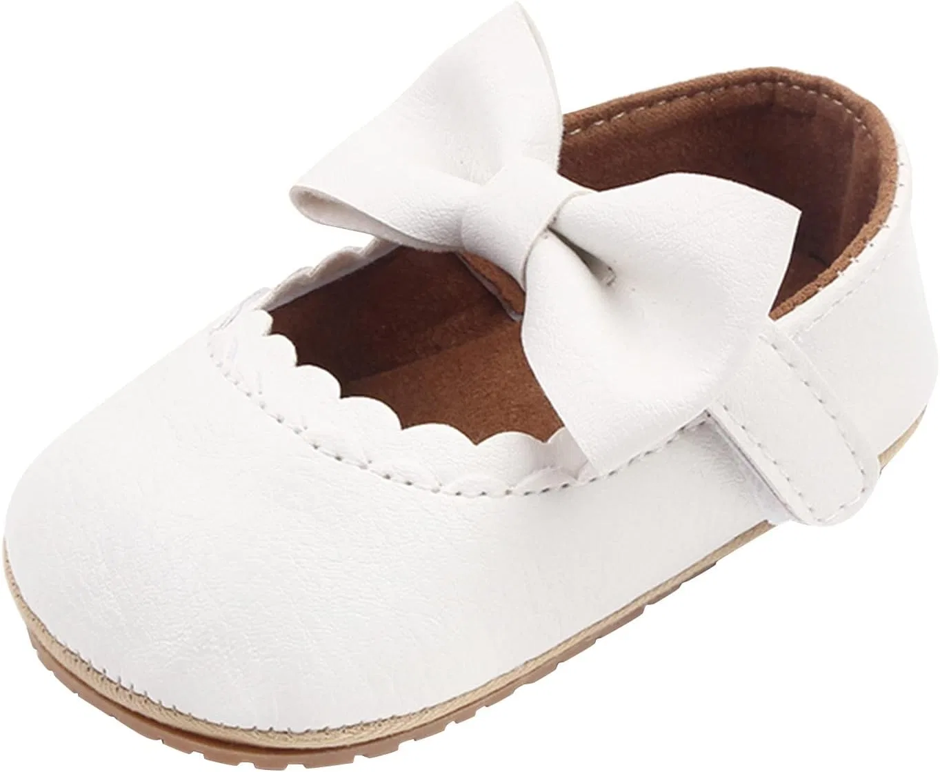 Детские туфли Мэри Джейн для девочек с бантом, модель Bowknot Dress Party, White