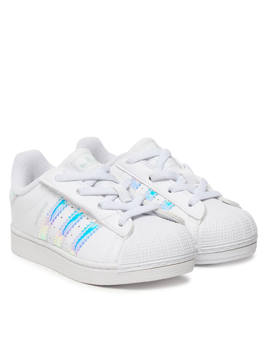 Кроссовки для мальчика Superstar Cf El Adidas, белый — фото 2