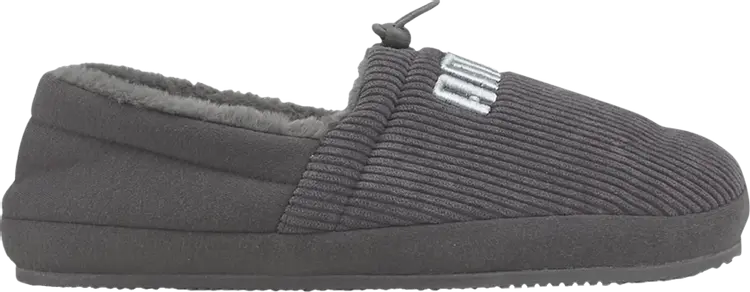 

Слипоны Puma Tuff Mocc Corduroy Slipper Castlerock Quarry, серый