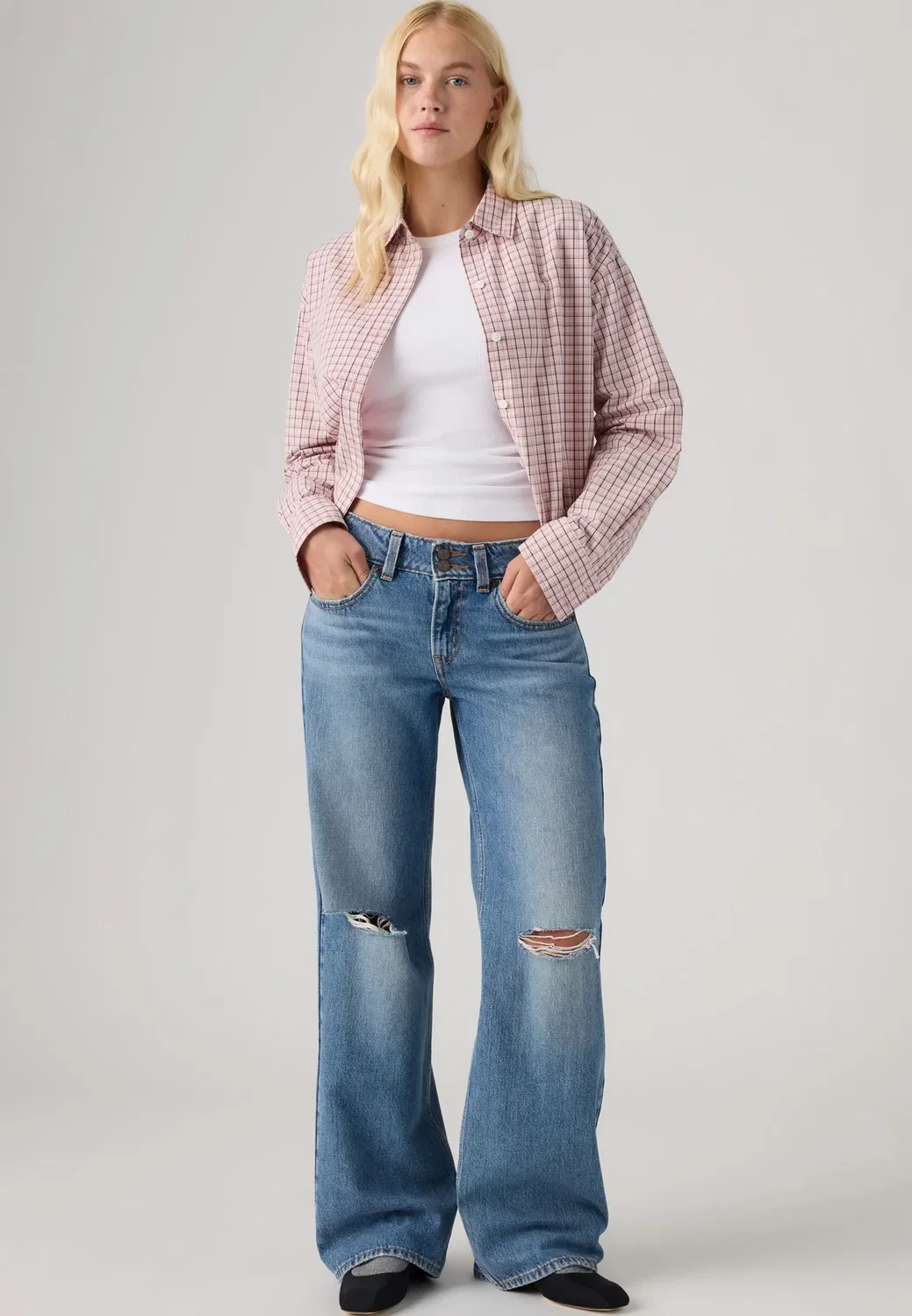 Супернизкие свободные - свободные джинсы Levi'S, Available Track — фото 2