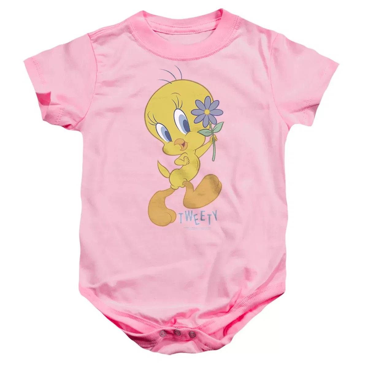 Детское боди с коротким рукавом с принтом Baby Looney Tunes Tweety Flower Looney Tunes, Pink