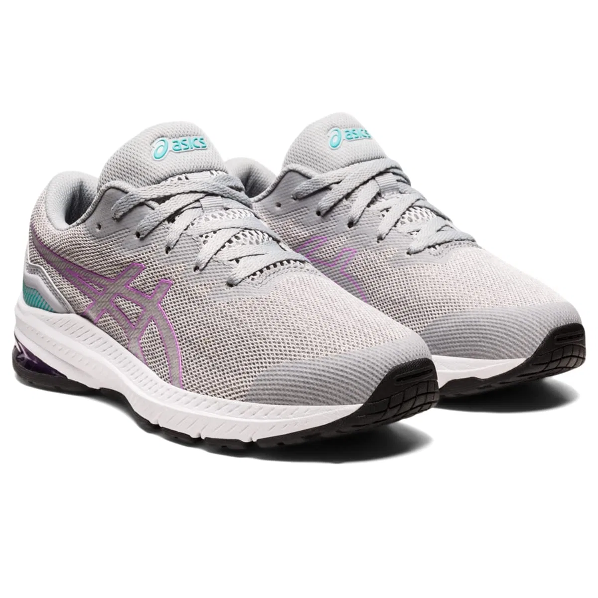 Детские кроссовки для мальчиков ASICS GT-1000 11 GS, Piemonte Grigio Lavender Glow — фото 3