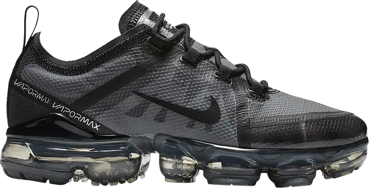 

Кроссовки Nike Air VaporMax 2019 GS 'Ghost Black', черный