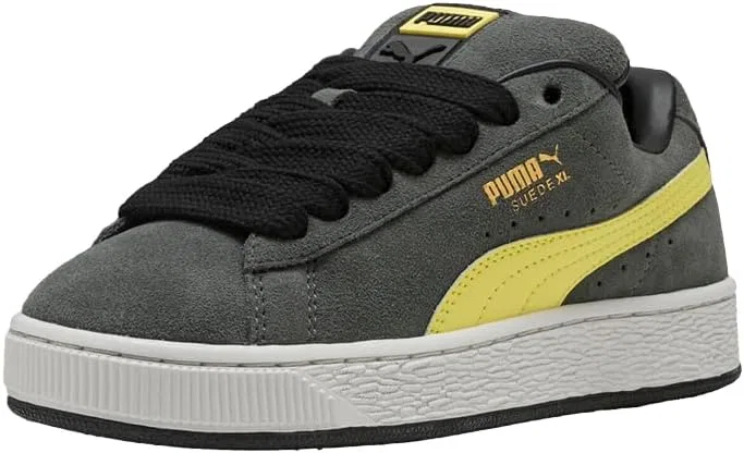 Детские кроссовки для мальчиков на шнуровке Suede Xl PUMA, Grey — фото 2