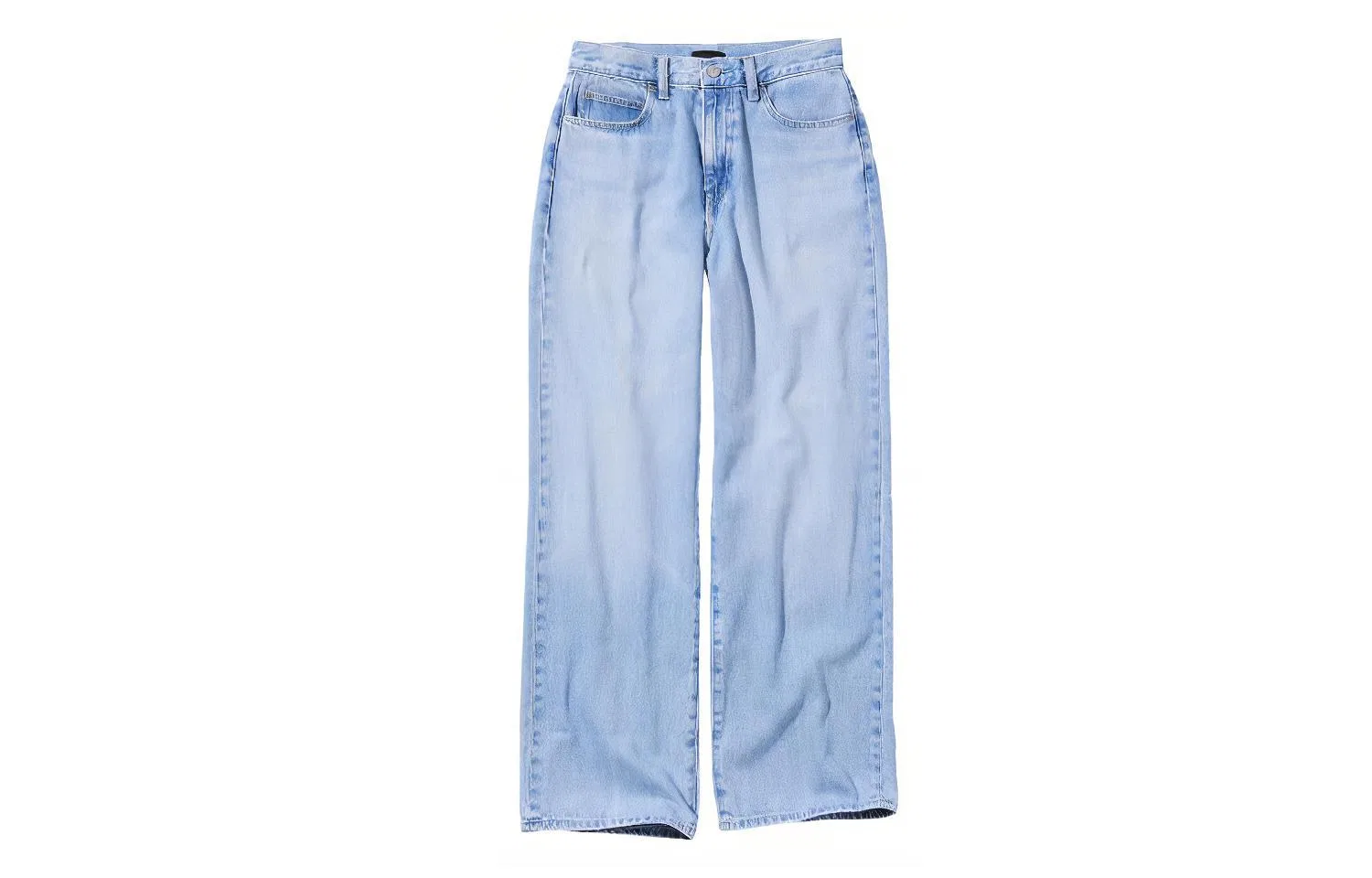 Женские джинсы прямого кроя UNIQLO, Pink Blue