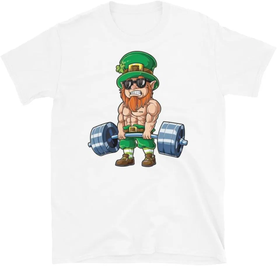 Мужская футболка с принтом Leprechaun, White
