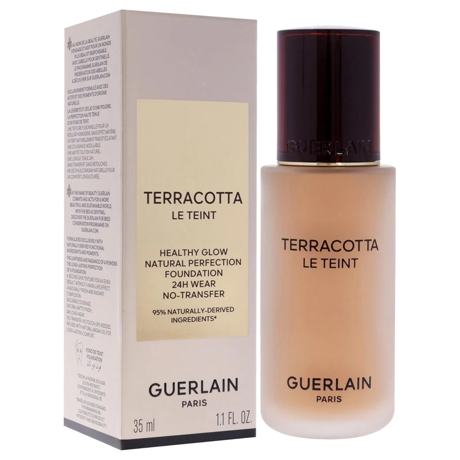 Тональная основа Terracotta Le Teint Fluid #4N, Guerlain, 30 мл — фото 3