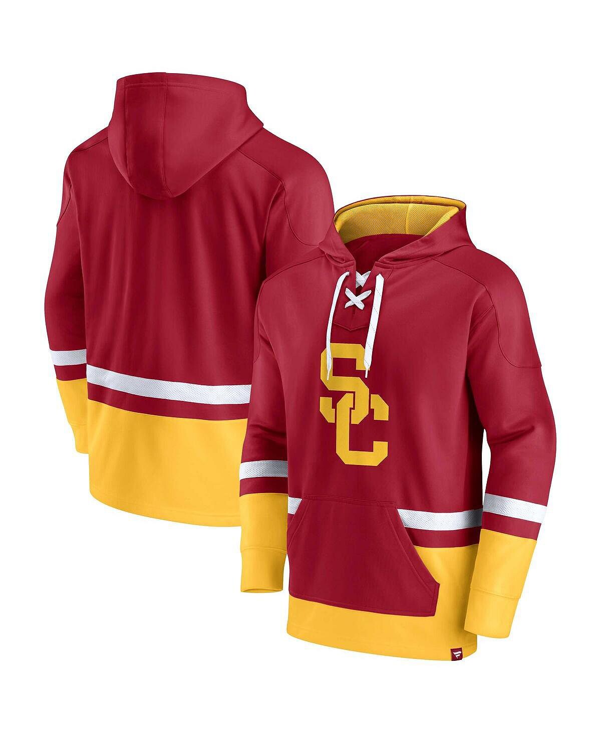 

Мужская толстовка с капюшоном cardinal usc trojans first battle pullover Fanatics