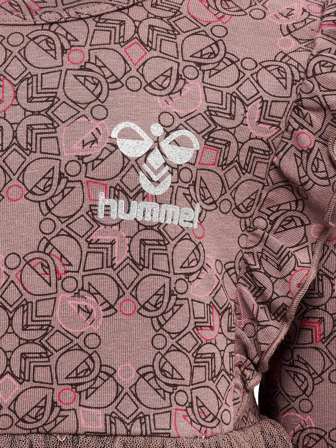 Детское платье с длинным рукавом Fia L/S Hummel, Taupebeige — фото 3