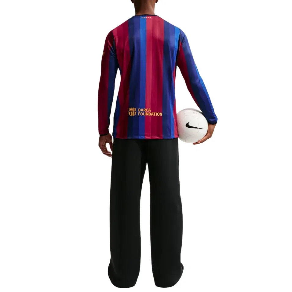 Мужская игровая майка F.C. Barcelona 2026/27 Stadium Home Dri-FIT Replica T-Shirt Nike, Deep Garnet/Blue Void/Blackened Blue/Mineral Yellow — фото 3