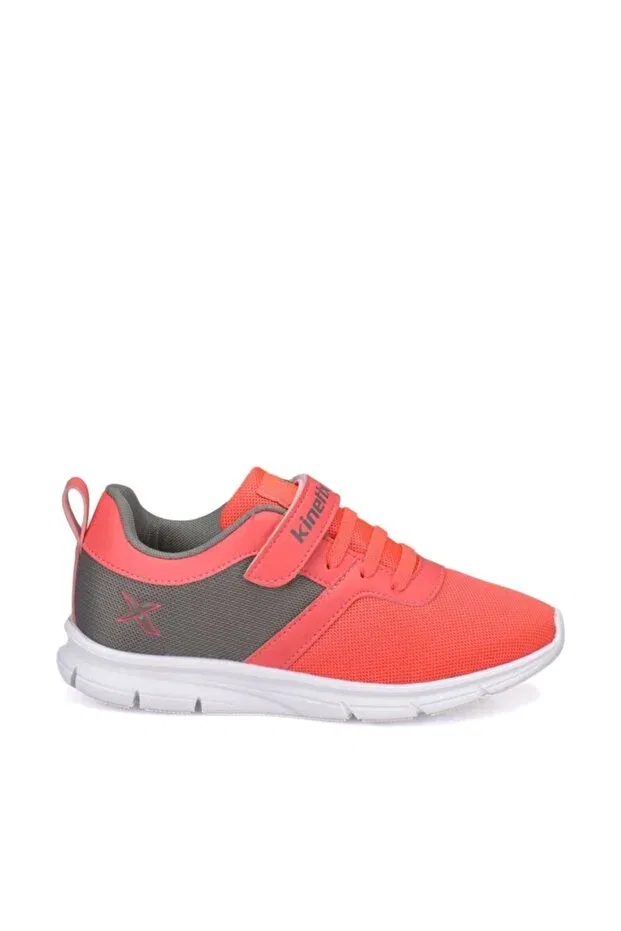 Детские кроссовки для девочек текстильные Anka neon pink gray Kinetix, Neonpembegri — фото 2