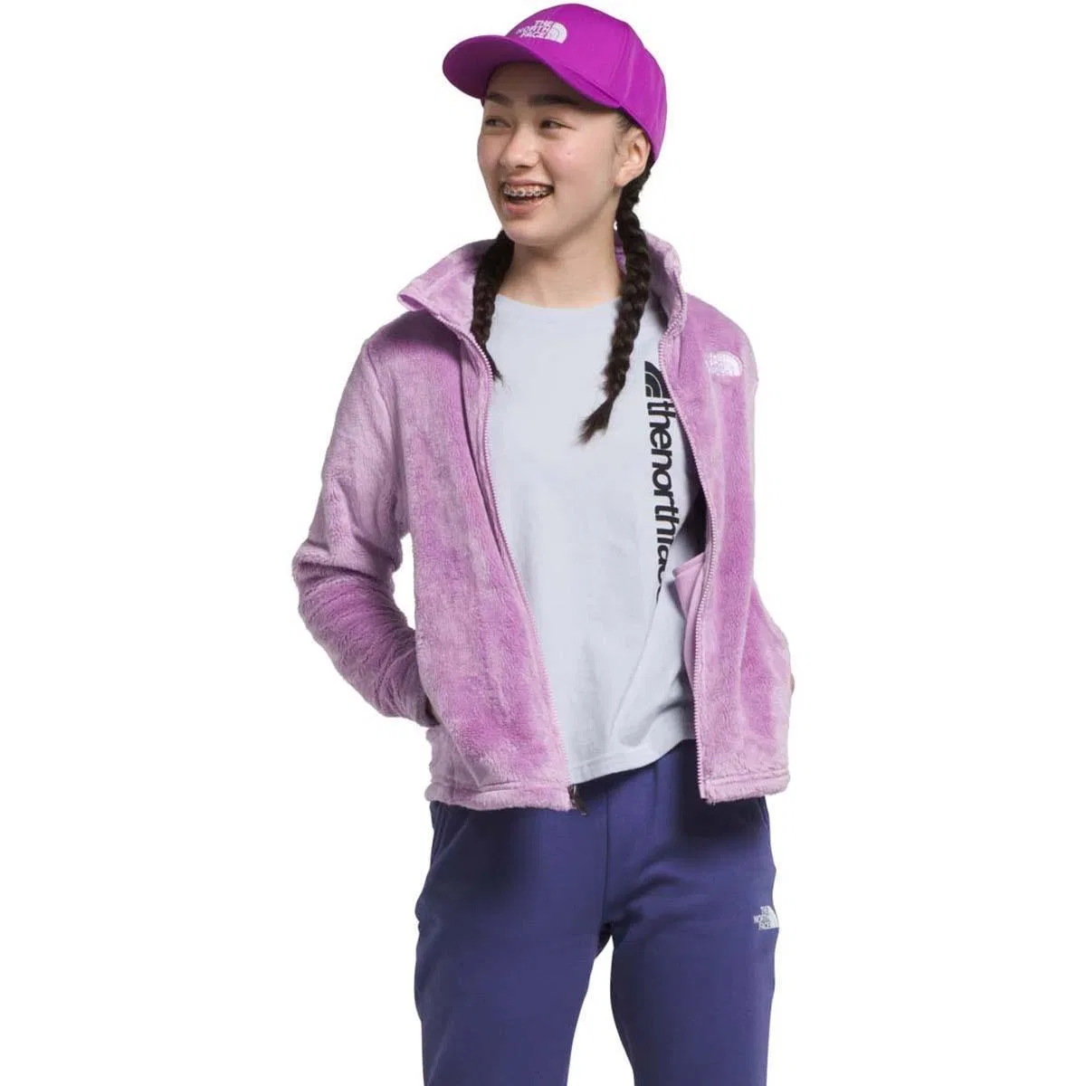 Детская куртка из флиса с полной застежкой-молнией Osolita The North Face, Lupine