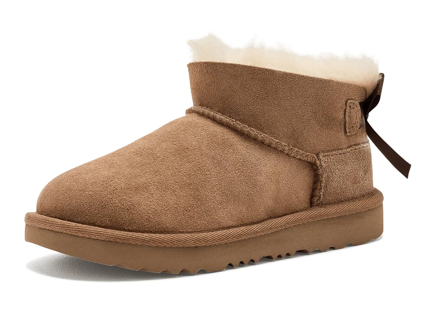 Ботинки Ultra Mini Bailey Bow (для маленьких и больших детей) Ugg Kids, Chestnut