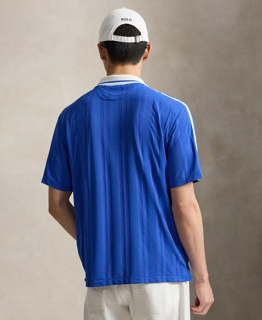 Мужская поло-рубашка с принтом US Open, модель Polo Tennis Polo Ralph Lauren, New Iris Blue — фото 4