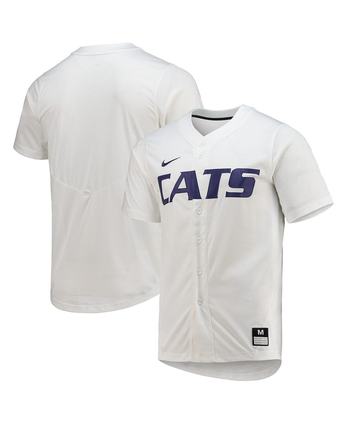 

Мужская белая бейсбольная майка kansas state wildcats replica Nike, белый