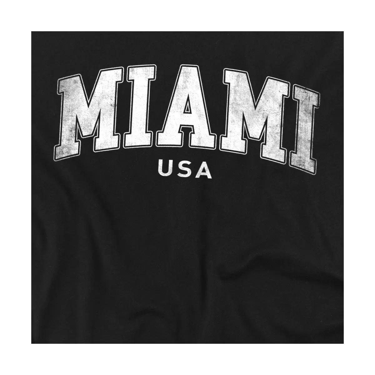 Детское боди с коротким рукавом Miami City Arched LOGOVISION, Black — фото 2