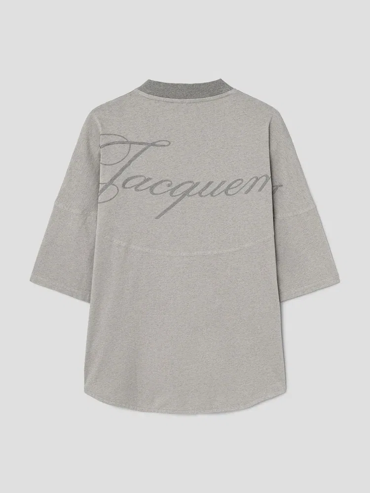 Футболка с коротким рукавом Le Tshirt Atelier Mc JACQUEMUS, Grey — фото 2