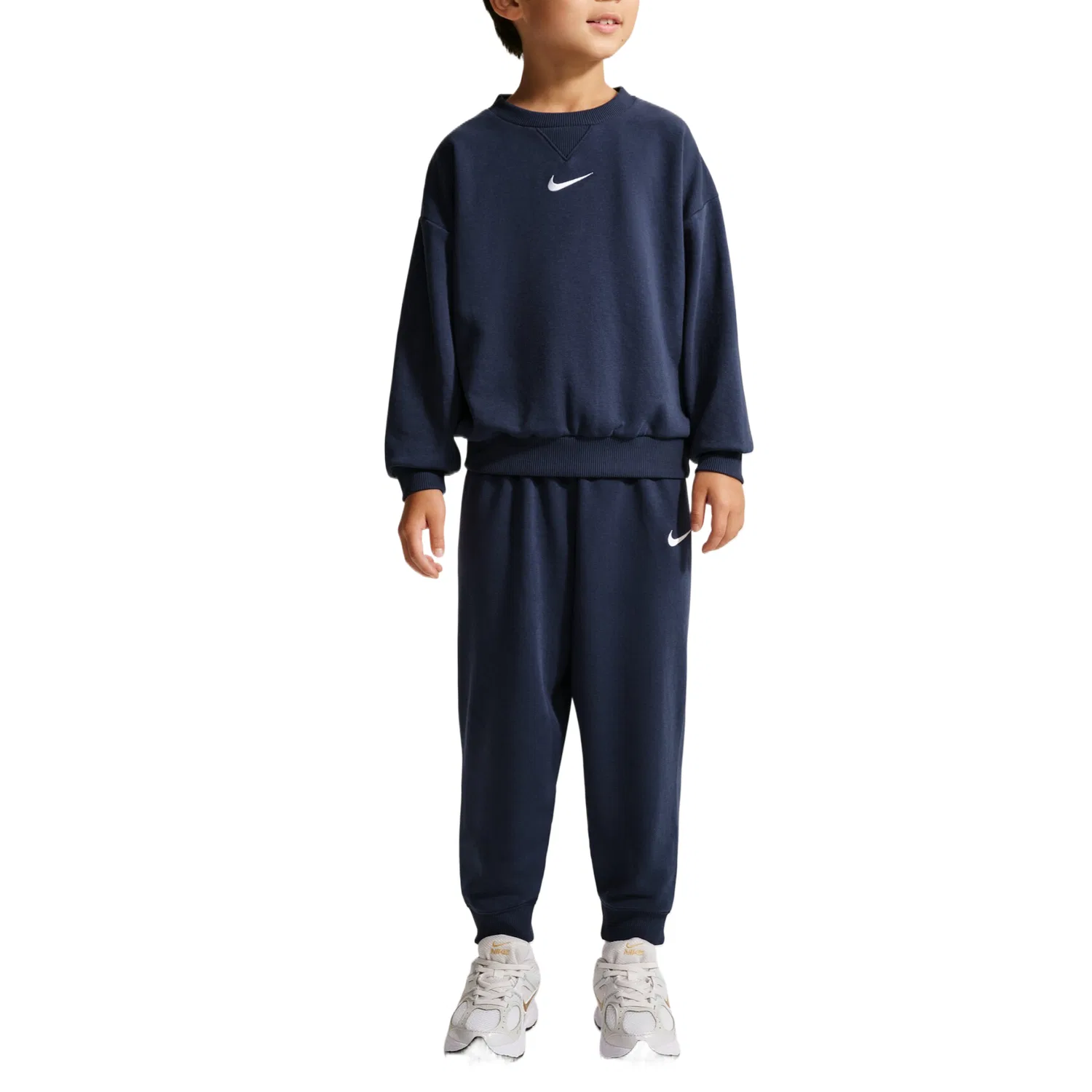 Детский спортивный костюм с круглым вырезом Dark Navy Blue Nike