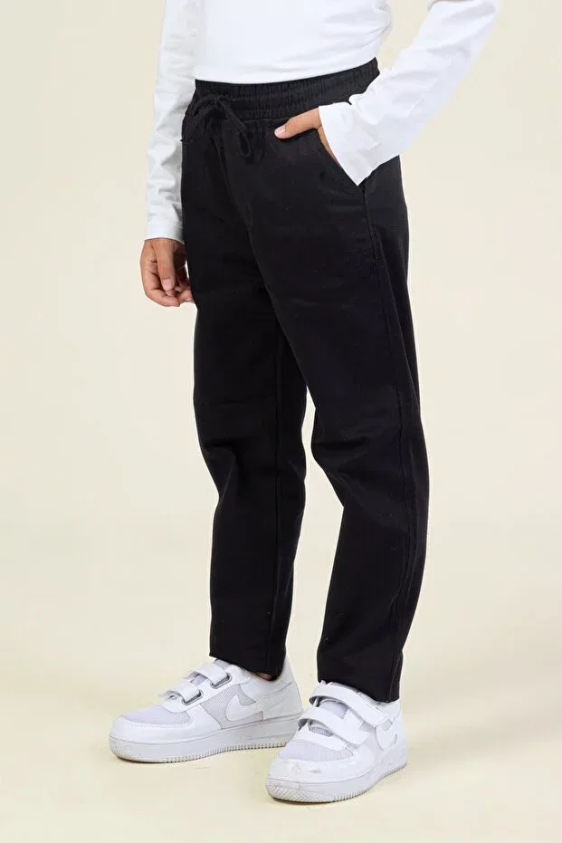 Детские брюки для девочек хлопковые Dmb Boys & Girls, Black