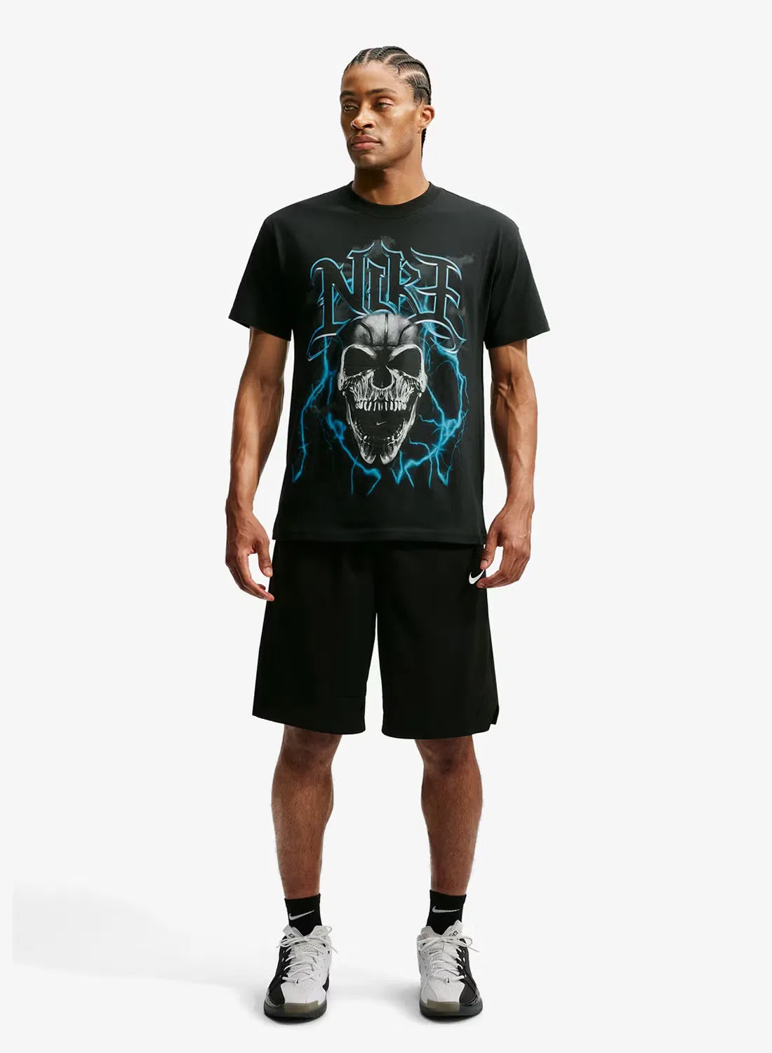 Футболка с принтом M90 Summit Skull Nike, черный