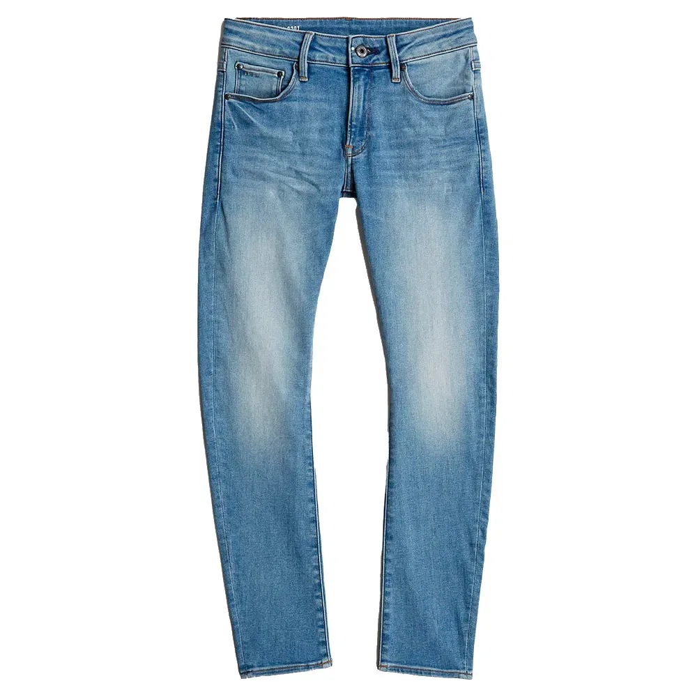 Джинсы Skinny Fit 3301 G-Star, синий — фото 3